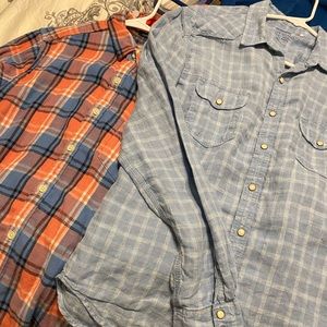 2 lucky brand flannels